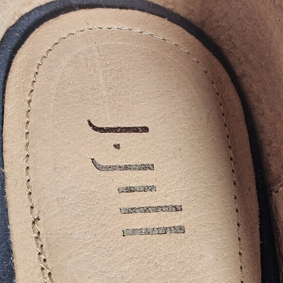 J. Jill Women’s Navy Suede Pumps 7M Block Heel, Light Academia, Quiet Luxury - Picture 6 of 12